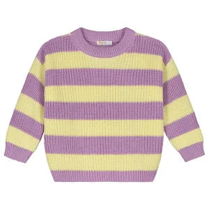 Yuki - Stripes Knitted Sweater Ice Cream (PO)