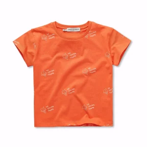 Sproet & Sprout - Baby T-shirt Ice Cream Print Orange
