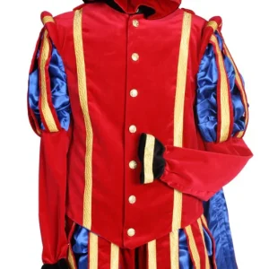 Piet Polyester Granada Luxe Rood-Blauw