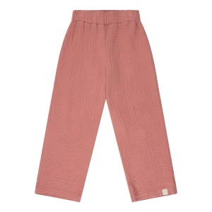 Navy Natural – Wide Leg Dusty Rose