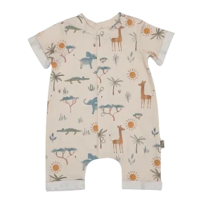 Baby Zomer Jumpsuit Safari