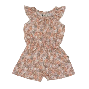 Meisjes Zomer Muslin Jumpsuit Pastel Bloemen