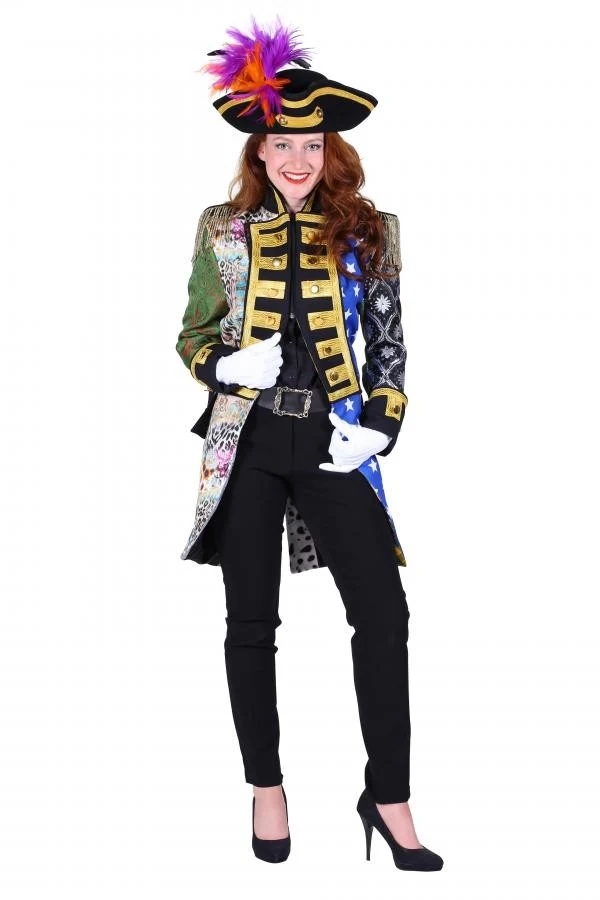 Admiraalsjas Patchwork Luxe Dames Mix Kleuren OP=OP - Afbeelding 3