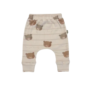 Baby Broekje Rib Gestreepte Beren