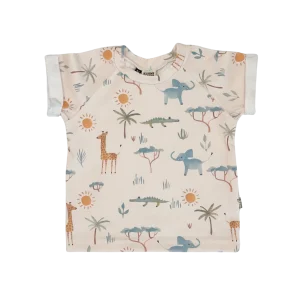 Raglan Baby en Kids Shirt Safari