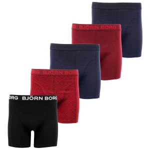 Cotton Stretch Boxers 5 Pack