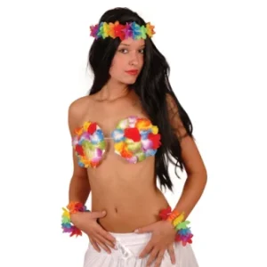 Schelpen BH met bloemen