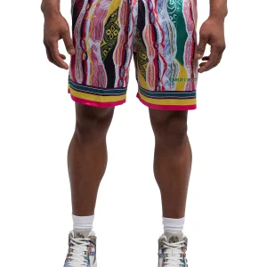 Carlo Colucci short gebreide print mulitcolor