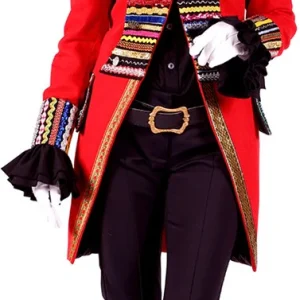 Carnavalsjas Ribbon Chaos Rood dames OP=OP