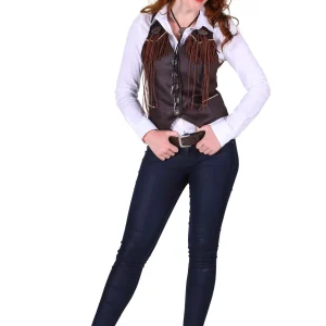 Cowboyvest Dame Bruin de Luxe