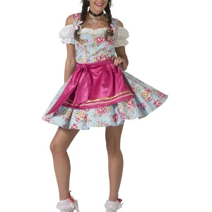 Tiroler Jurk Hilda met bloemen