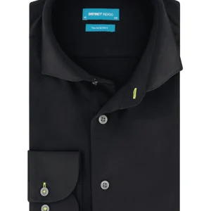 District Indigo Overhemd Performance, Zwart