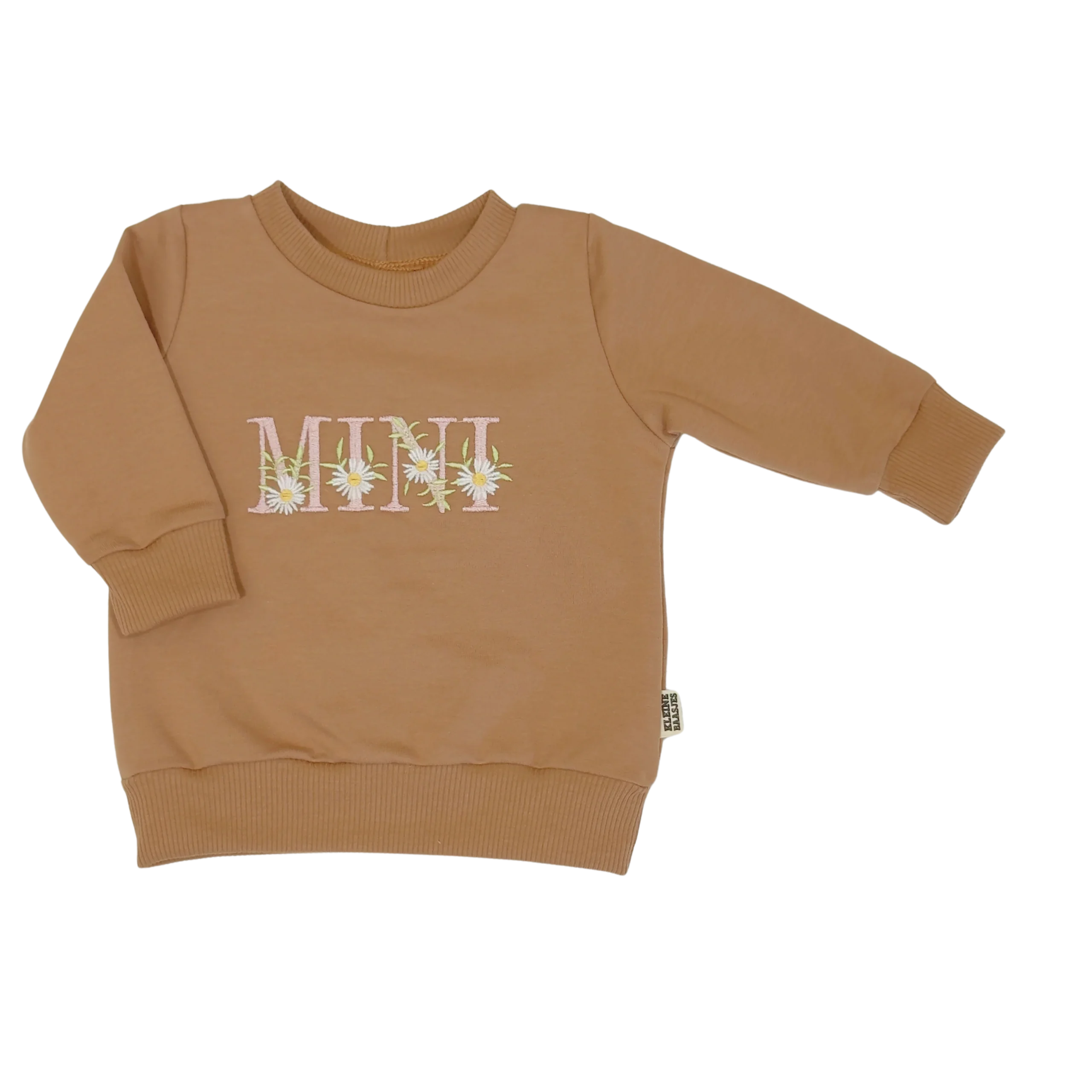 Geborduurde Baby en Kids Sweater Cacao MINI