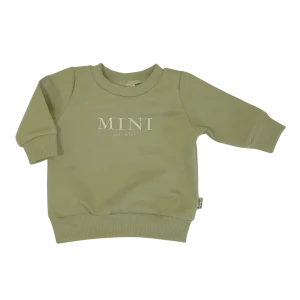 Geborduurde Baby en Kids Sweater MINI Groen
