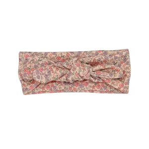 Haarband Geknoopt Rib Mini Bloem Kleiroze