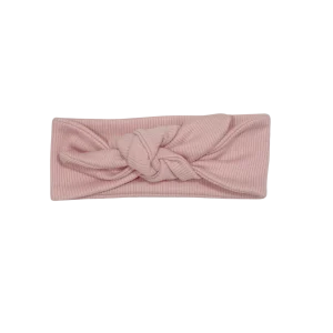 Haarband Geknoopt Rib Oud Roze