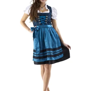 Dirndl Blauw Luxe OP=OP