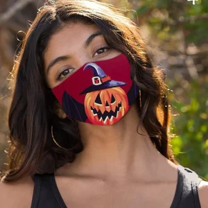 Pompoen Vleermuis Halloween Mondkapje