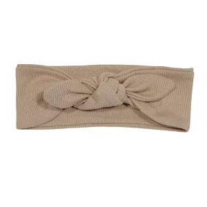 Haarband Geknoopt Rib Beige