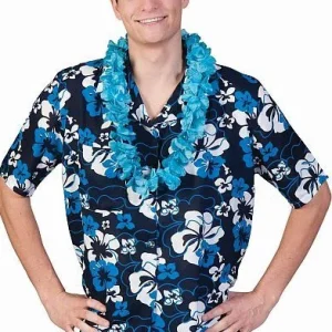 Hawaii Blouse Blue Flowers - Toppers