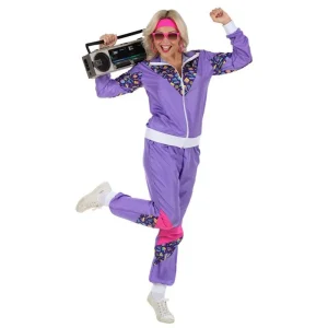 Trainingspak Jaren 90 Paars