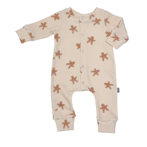 Baby Jumpsuit Rib Kerst Koekmannetje