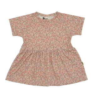 Meisjes Zomerjurk Mini Bloem Roze