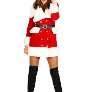 Kerstmeisje Nieve Fluweel Luxe