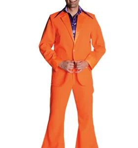 Kostuum 70's oranje