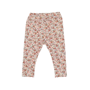 Baby Legging Bloemen Roze en Bruin