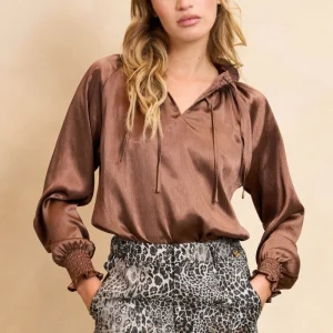 Lofty Manner Blouse Tyra bruin