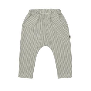 Baby en Kids Linnen Lounge Broek Streep Taupe