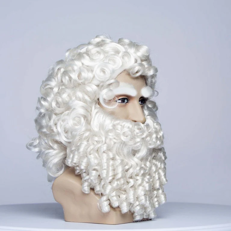 Baardstel Kerstman Santa B - Afbeelding 3