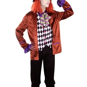 Mad Hatter Kostuum met hoed en haar