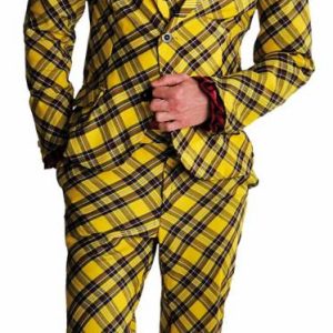 Kostuum Gele Ruit 3-delig