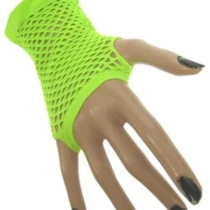 Nethandschoenen Fluor Groen