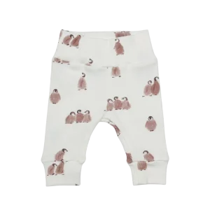 Baby Newborn Broekje Rib Pinguïn