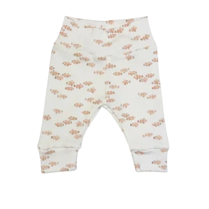 Baby Newborn Broekje Rib Nemo Visjes Creme