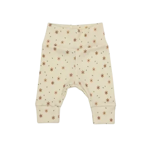 Baby Newborn Broekje Rib Sterbloem