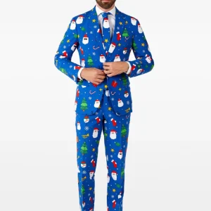 Festivity Blue Kerst OppoSuit