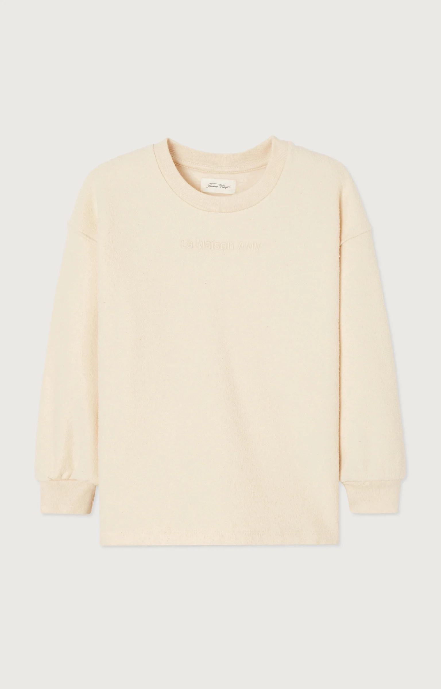 American Vintage - Bobypark Longsleeve Ecru - Afbeelding 2