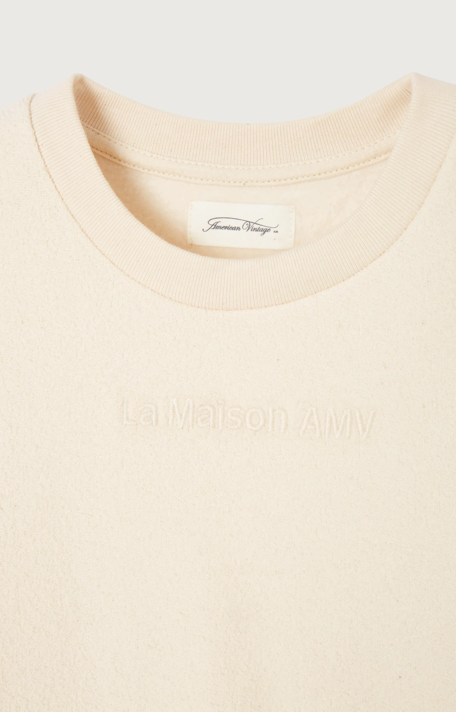 American Vintage - Bobypark Longsleeve Ecru - Afbeelding 4