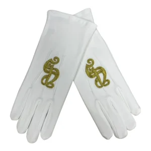 Sint en Santa Handschoenen Geborduurd