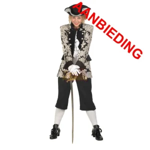 Jas piraat dessin zwart of bruin OP=OP