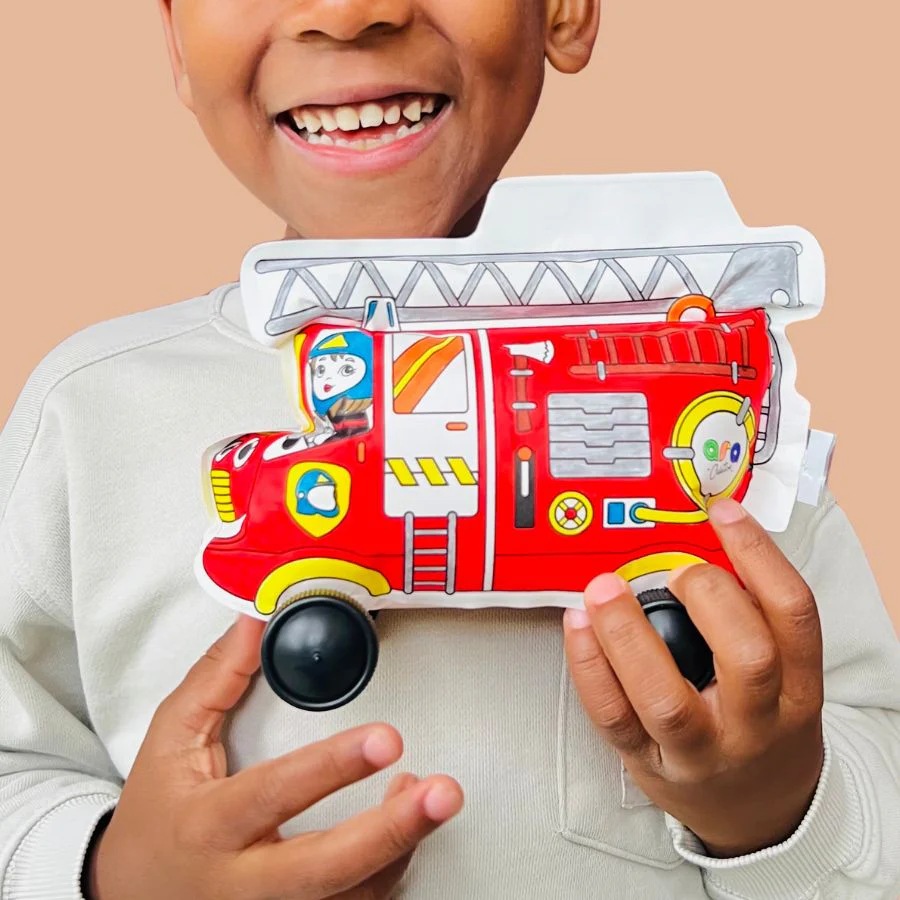 ara créative - Opblaasbare kleurplaat brandweer en politie - Afbeelding 9