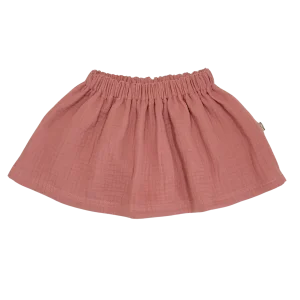 Rokje Muslin Klei Roze