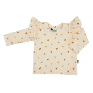 Ruffle Top Rib Hartjes