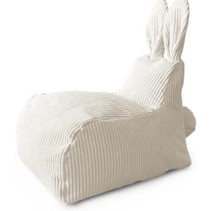 Scandinavian Stories Zitzak Bunny Small Corduroy - Cream