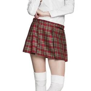 Schots Rokje dames Rood