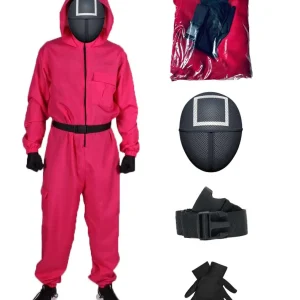 Squid Game Pak Rood met Vierkant 5-delig